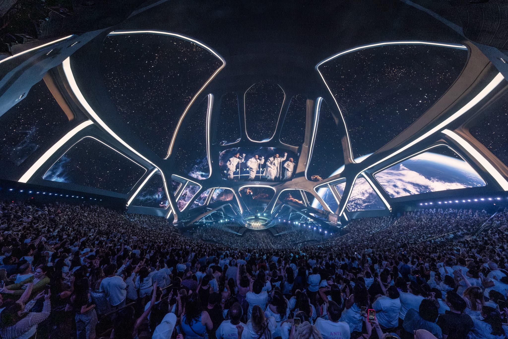 Large-scale production setup